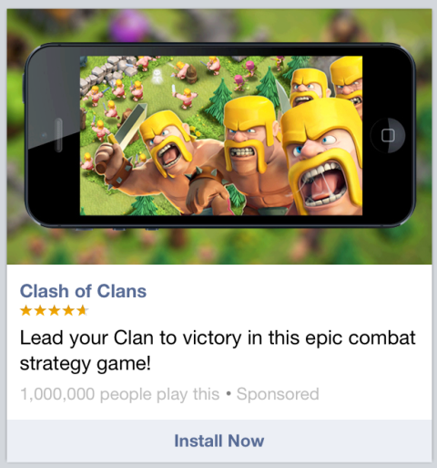 facebook mobile app ad