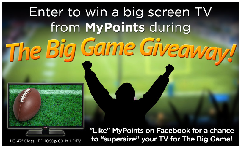 mypoints big game giveaway