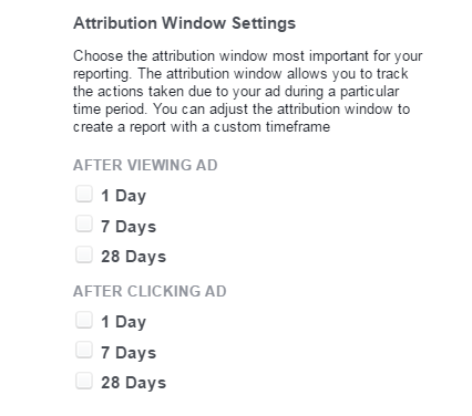 facebook attribution windows