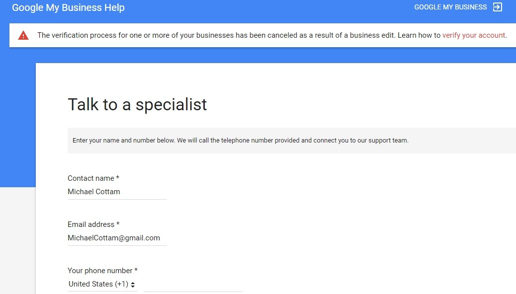 Google Help prepopulation goblin