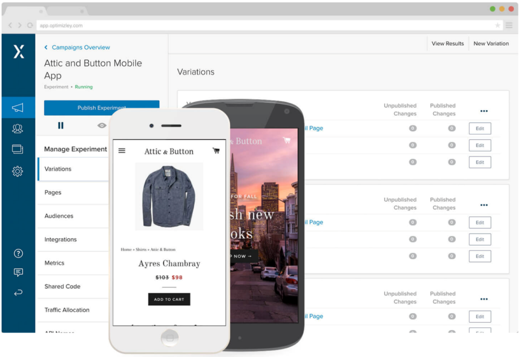 optimizely x for mobile