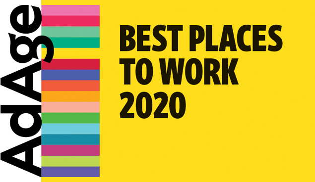 AdAge best places to work badge 2020