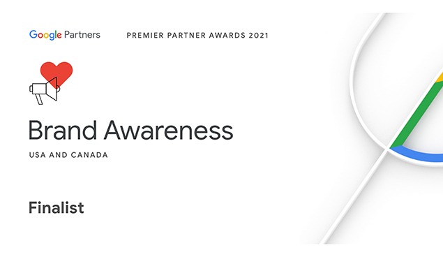 Google Premier Partner Award Brand Awareness Finalist