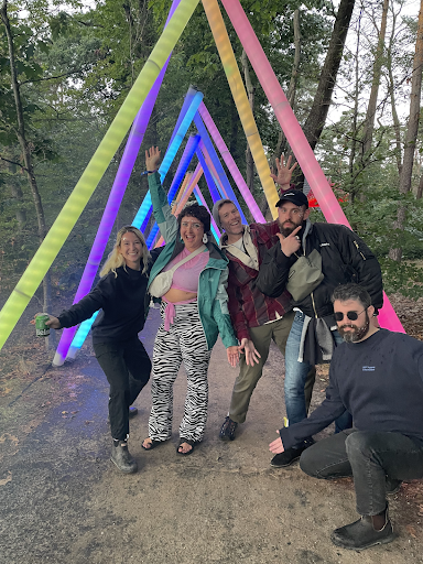 Madeline and coworkers at DEPTfest